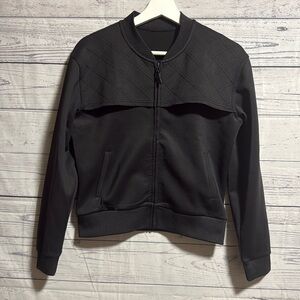 Zyia black mesh primo activity jacket NWT